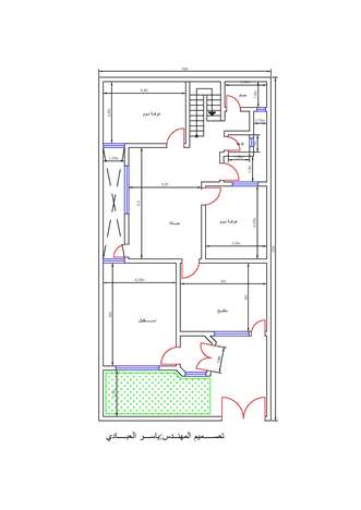 خرائط دور سكنية عراقية 200 متر - معاينة و تحميل بصيغة PDF 