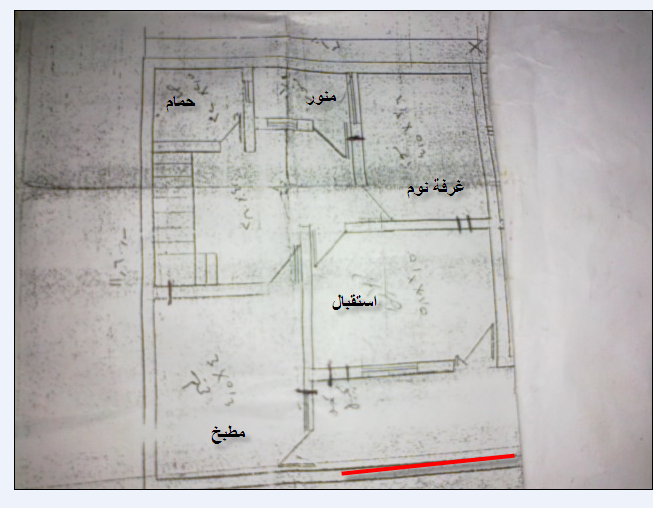 لقطعة ارض رسم هندسى تصميم منزل 100 متر مربع بواجهتين خرائط بيوت