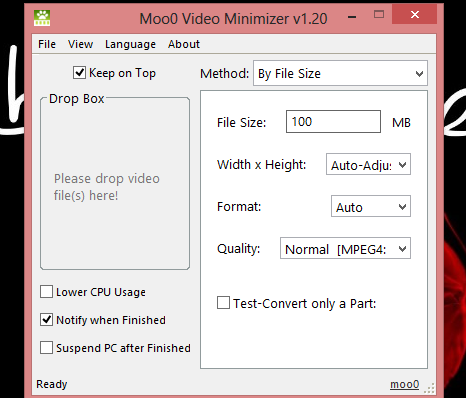 video size minimizer
