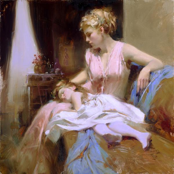 لوحات الأنوثة و الجمال ~  1177.mother-child-paintings