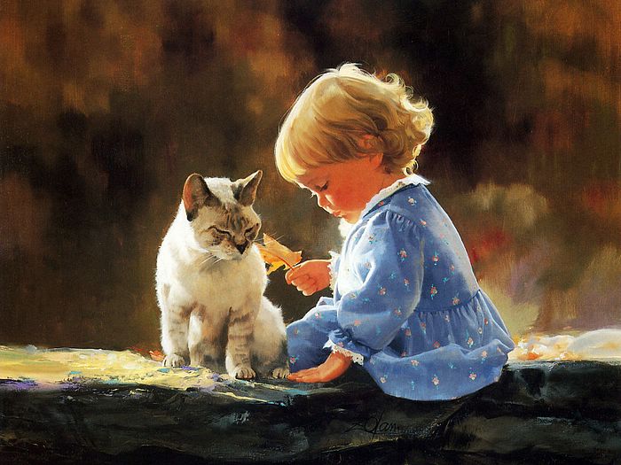  ◦˚ღ ســـجل حضــورك بــلوحه فنية ღ˚◦ - صفحة 17 1177.painting_children_kjb_donaldzolan_81justwetwo_sm