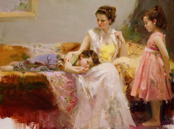 لوحات الأنوثة و الجمال ~  1177.pino-daeni-painting-sale