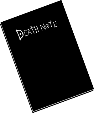 الجزء الاول من تقرير الانمي الخطير Death Note 45037.300px-death_note__book.svg
