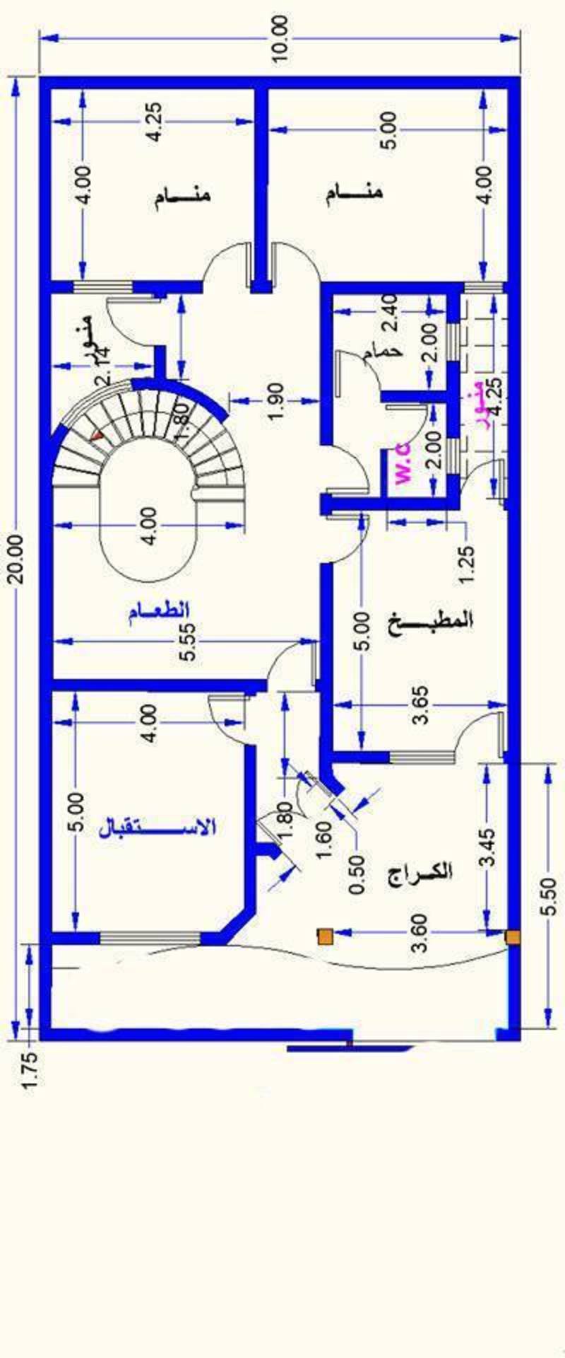 خرائط منازل عراقية 200 م خرائط منازل عراقية 200 متر تصماميم