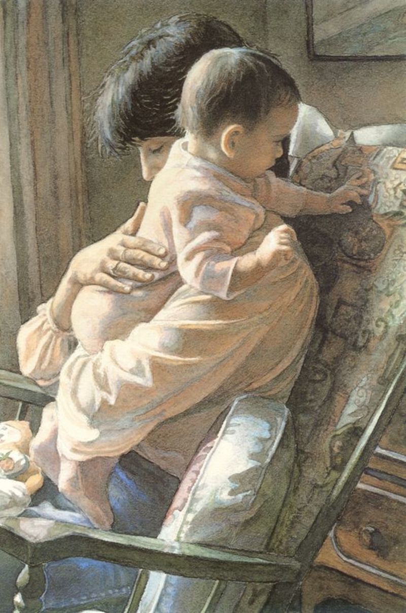 Картины Стива Хэнкса мать и дитя