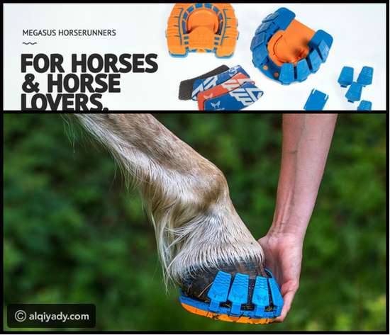النمسا تُبدع في تصميم أول حذاء رياضي للخيول في العالم  20386.aalaeqb