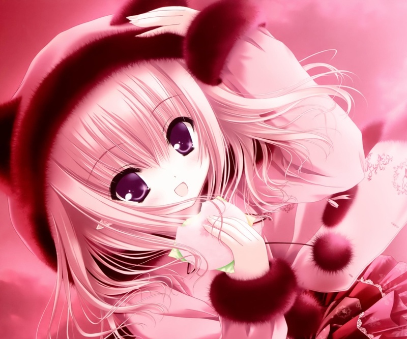 انمى .. - صفحة 18 94663.girl_in_pink-wallpaper-10461481