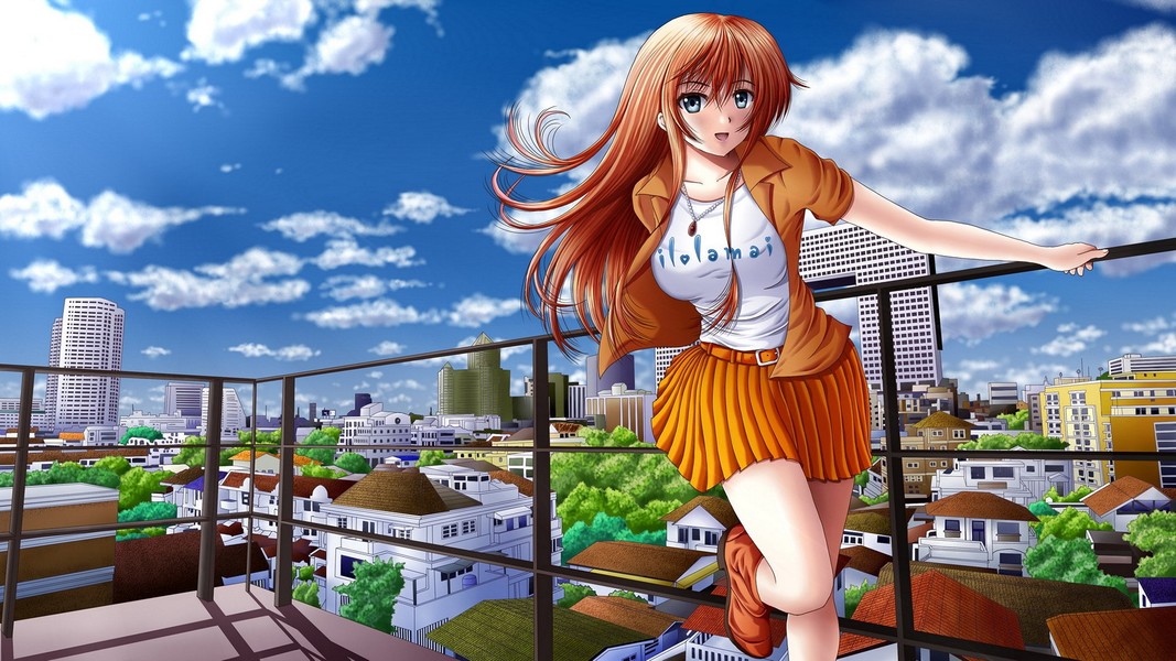 انمى .. - صفحة 63 94951.girl-art-anime-wind-balcony-nice-mobile-wallpaper-