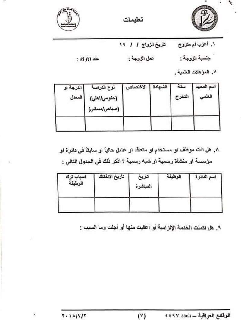 درجات جامعة الامام